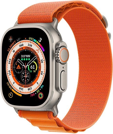 T800 Ultra Smart Watch 1.99" Series 8 HD Display - Campatible for Apple & Android -Bluetooth Call, Fitness Tracker, Voice Assistance (Orange)